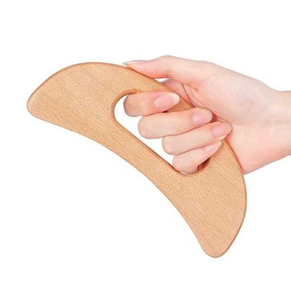 Wooden Therapy Massage Scraping Board Lymphatic Drainage Slimming Gua Sha Scraper for Back Leg Arm Neck Shoulder Massager Tool