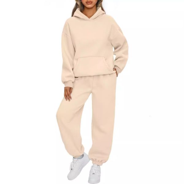 2024 Autumn/Winter New Women's Two Piece Casual Hoodie Sports Wear Pants Set F7.10#46.5