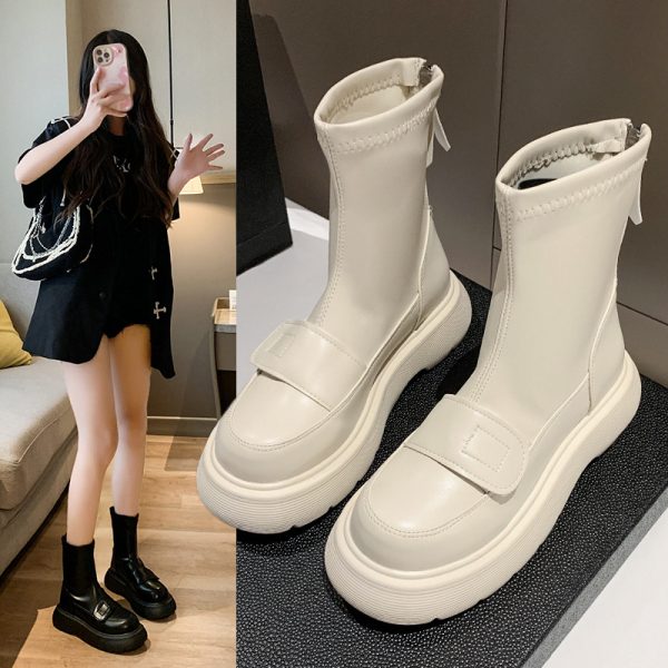 2024 New Martin Boots Womens Matsuda Thick Bottom Protection Comfortable and Wear resistant Fashion Versatile Short Boots