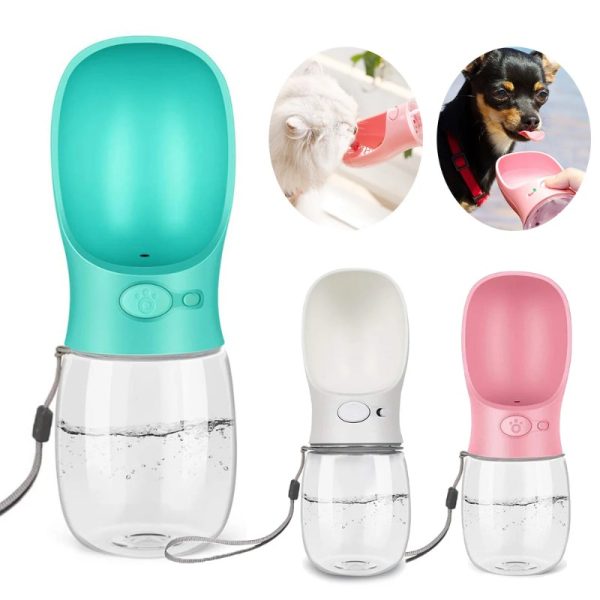 350ML 550ML Portable Pet Dog Water Bottle Travel Puppy Cat Drink Bowl Outdoor Outside Portable Pet Feeder Dispensador