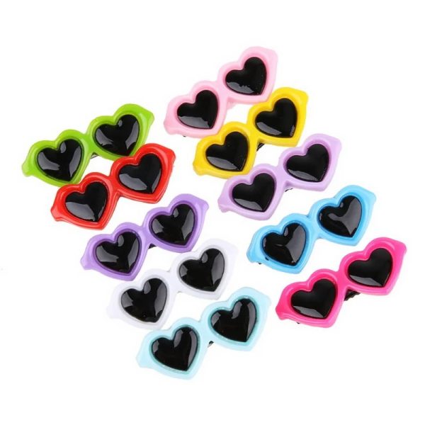 10pcs Pet Supplies Dog Cat Puppy Bows Lovely Sunglasses Hair Barrette Hair Clips Hairpins