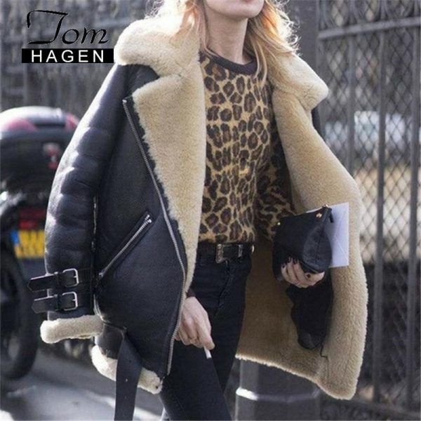 Womens Winter Jackets and Coats Plus Size Warm Coat Fur Jacket Padded Jacket Parka Motorcycle Jacket Korean Thicken Coat 201201