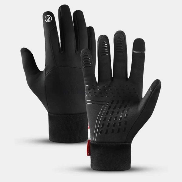 Autumn Winter Outdoor Cycling Gloves Water Windproof Thicken Warm Touchscreen Shockproof Nonslip Riding Motorbike Gloves MenL240730