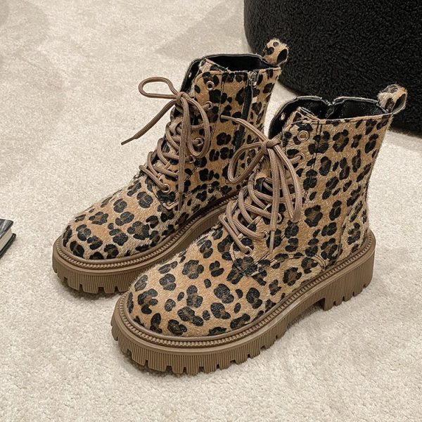 2024 new free shipping Fashion Boots designer boots for womens Leopard print size 35-42