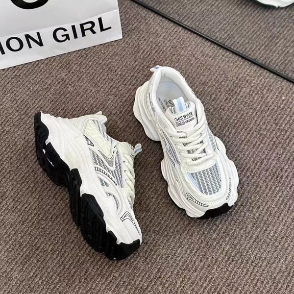 Trendy Women Sneakers Running Shoes Clunky Shoes Fashion Versatile Athleisure Free shipping