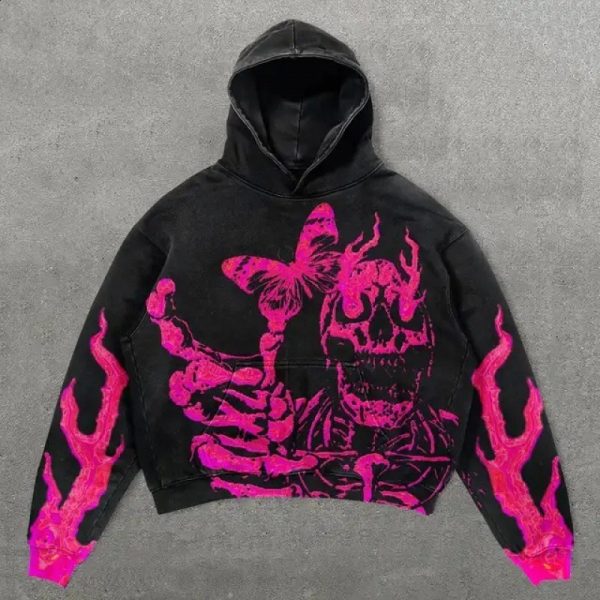 2024 hoodie street fashion trendy hooded sweatshirt 3D digital printing casual loose hooded sweatshirt for men 240802