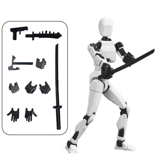 Titan 13 Action Figures 3D Printed Multi-Jointed Movable Lucky Action Figure