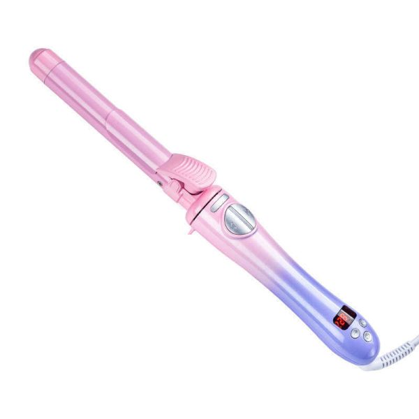 Beachwaver B1 Rotating Curling Iron in Pink Sunset | 1 inch barrel for all hair types | Automatic hair curler | Easy-to-use curlXJ240807