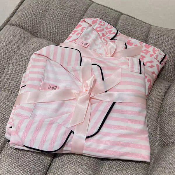 Womens Pajamas Silk Pajamas Home Sleepwear Lingerie Sexy Sleepwear Nightwear Plus Size Suits Pyjamas V style