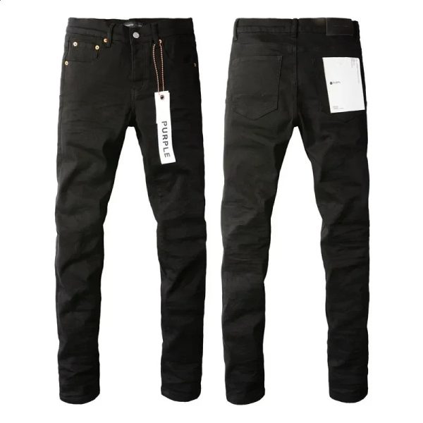 American premium black pleated basic type fashion trend highquality jeans 240823