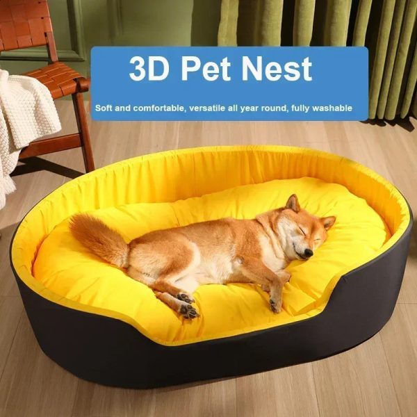 Washable Double Sided Available All seasons Big Size Extra Large Dog Bed House Sofa Kennel Soft Fleece Pet Dog Cat Warm Bed S-XL 240824