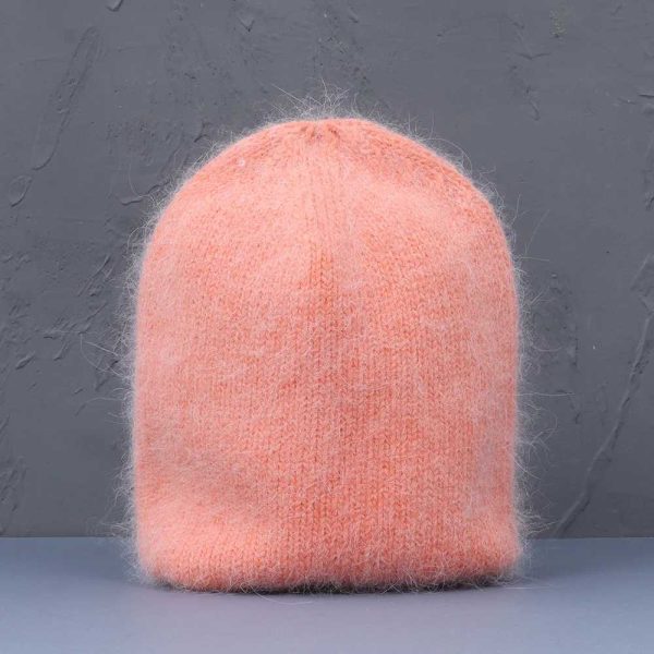 Beanie/Skull Caps 2021 New Rabbit Fur Fashion Winter and Autumn Womens New Arrival Fashion Womens Bini Hat High Quality Fashion Knitted Hat Y240824NQ9O