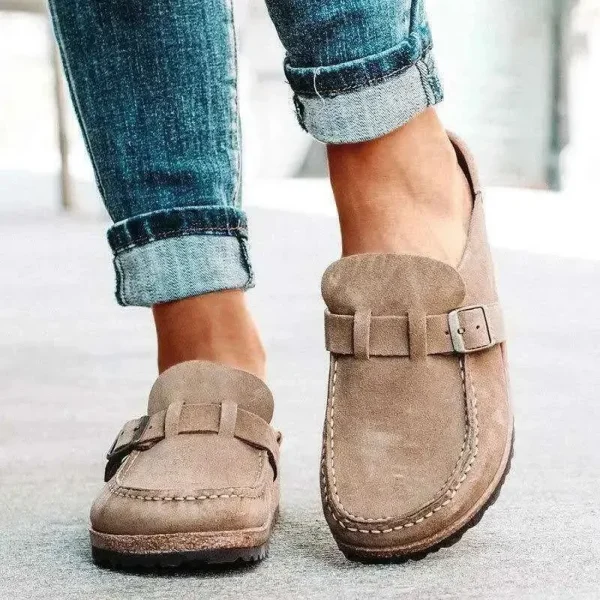 Women Slippers Retro Shoes Slip On Mules Ladies Comfort Flats Sandals Female New Plus Size35- 43 Casual Men Summer Flat Clogs Zapatos Mujer