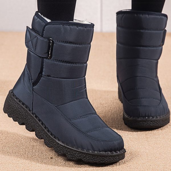 Women's Boots Lightweight Snow Boots For Winter Shoes Women Heeled Elegant Winter Boots Fur Platform Female Winter Footwear