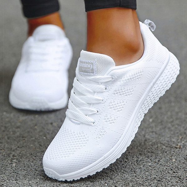 Women Sneakers Lightweight Women Sport Sneaker Breathe Casual White Shoes For Women Athletic Shoe Tennis Female Sports Shoes