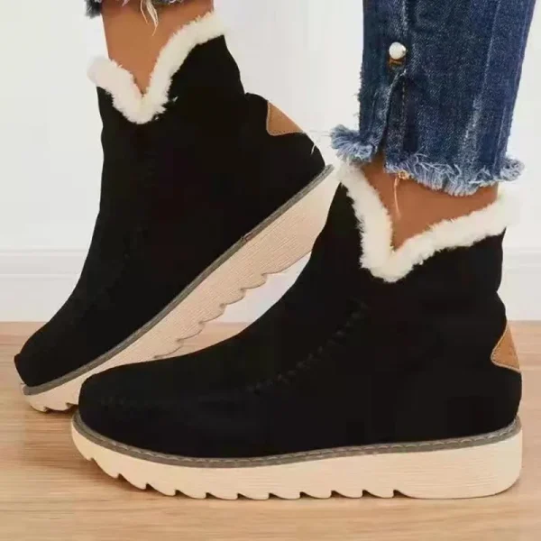 Women Snow Boots Winter 2022 Fashion Casual Warm Shoes for Women Slip On Lady Comfort Female Ankle Boot Footwear Botas De Mujer