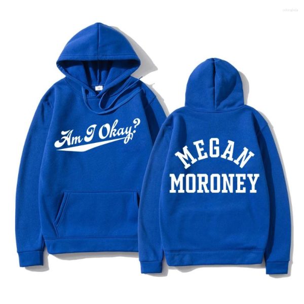 Women's Hoodies Megan Moroney Am I Okay Hoodie Women/Men Harajuku Aesthetic Letter Print Unisex Autumn Winter Pullover Sweatshirts Hoody