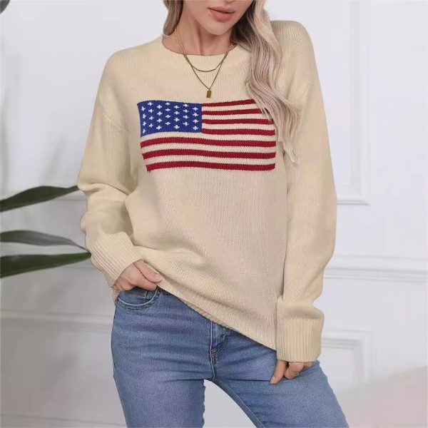 Women's Sweaters Y2K Women Winter Luxury American Knit Sweater Aesthetics Long Sleeve Oversize Pullover Tops Clothes Vintage sweater