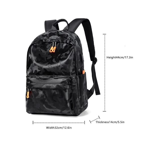 A 14-inch Camouflage Outdoor Leisure Children's And Men's Lightweight Backpack Waterproof Large-capacity Computer Shoulder Bag H66.27#30 ddmy 2752