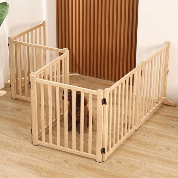 Pet small medium-sized cage door indoor storage cat and dog fence, folding fence