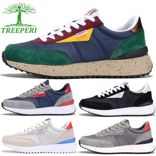 Treeperi 6800 suede sneakers mens designer shoes Black White Navy Red beige Multi Color low running shoe fashion outdoor sneaker men women sports trainers