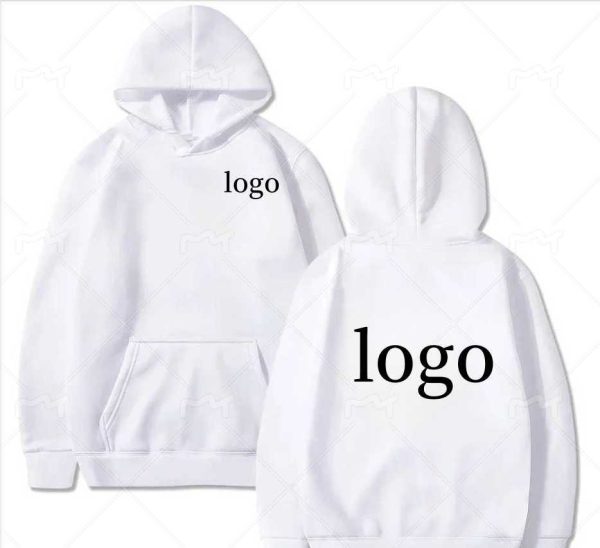 Women's Hoodies Sweatshirts White womens hoodie loose hoodie wool thick letter printed sweatshirt Y240816XV8J