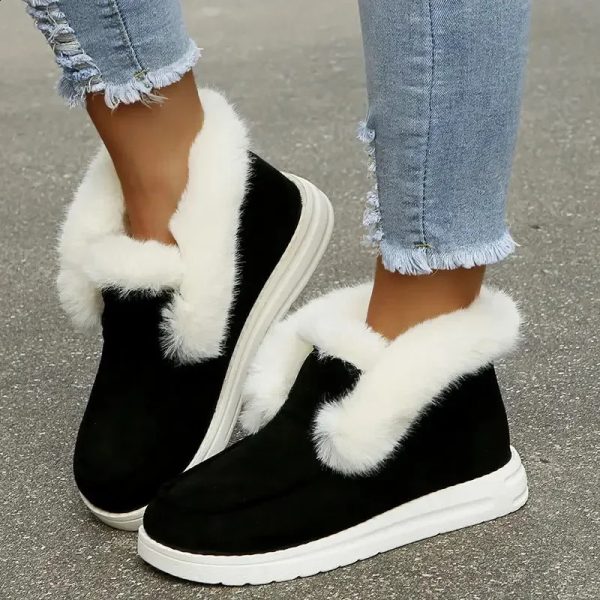 Women Winter Boots Thickening Plush Warm Snow Boots Cotton Shoes for Women Boots Plus Size Winter Shoes Botines Botas Mujer 240904