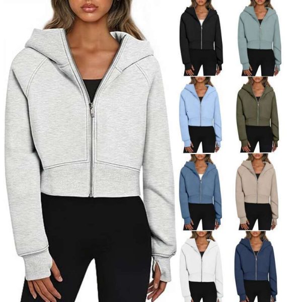 2024 Womens Hooded Zipper Short Casual Plus Veet Long Sleeved Sweatshirt Zip Up Hoodie Y2k Hoodie Designer Mens Hoodie Streetwear Designer Hoodie Men