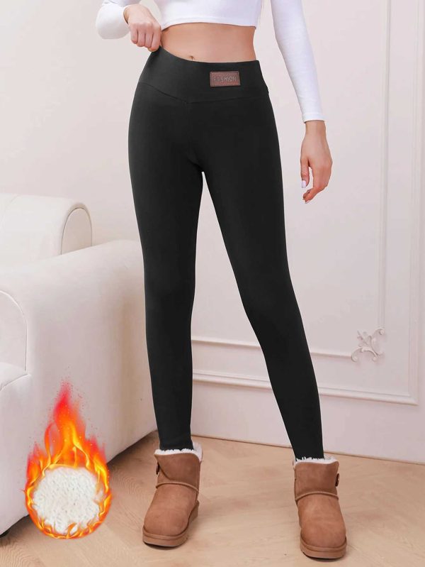 Winter Warm Women Thicken Leggings Fleece Pants Female Thermal Leggings Tights Sexy High Waist Stretchy Sports Outdoor TightsX240914