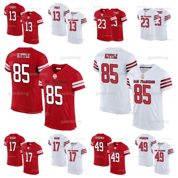 2024 Football Stitched 49 The Jerseys 85 George 5 Trey 23 Christian 13 Brock 11 Brandon 10 Jimmy 99 Javon 17 Malik 33Tarvarius Custom Embroidery Football Jerseys