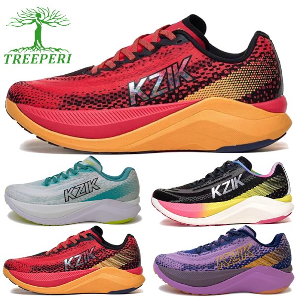 Treeperi KIZK Speed Carbon designer mens running shoes red yellow White Jade Black Multi color Purple Navy low fashion sneakers outdoor men women sports trainers