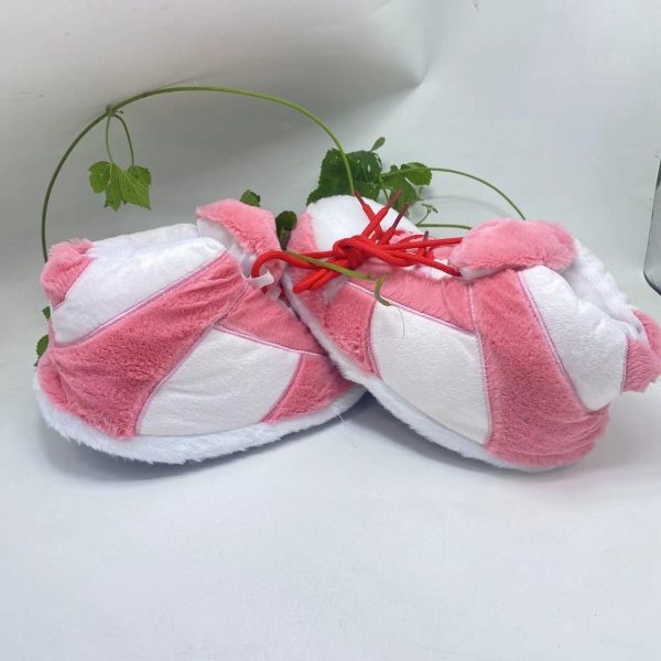 Teenage Winter Slippers for Indoor Use - Fluffy Cotton Slippers for Home