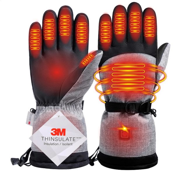 Winter gloves made of 3M cotton heated hands electric heating gloves waterproof snowboard bicycle outdoor skiing 240914