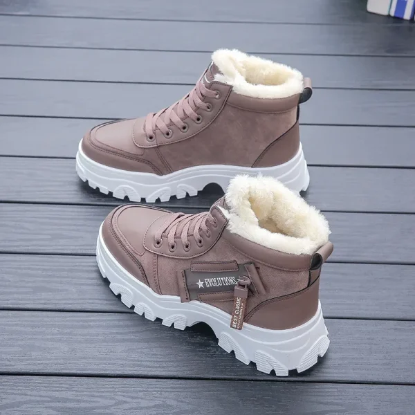 Winter Boots 2024 New Women Ankle Boots Warm Plush Woman Shoes Sneakers Flats Casual Ladies Cotton Shoes Short Snow Botas Mujer