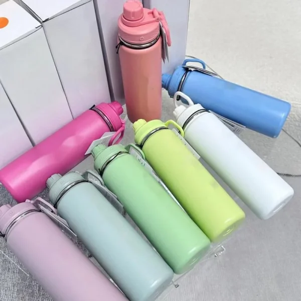 710Ml Lulued Insulated Sports 304 Stainless Steel Insulation Cup Portable Large Capacity Water Bottle 0112