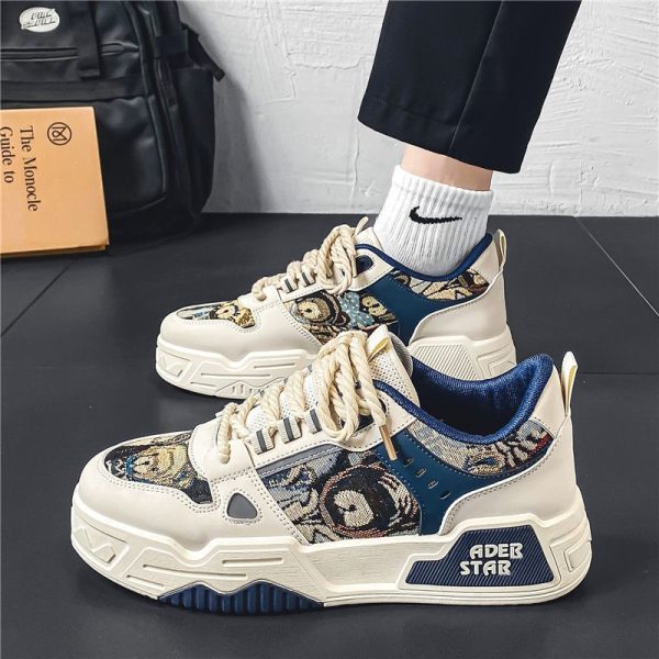 2024 New Free Shipping Casual Shoes Men's Shoes Breathable Versatile Casual Sports Thick soled Increased Canvas Size 39-44