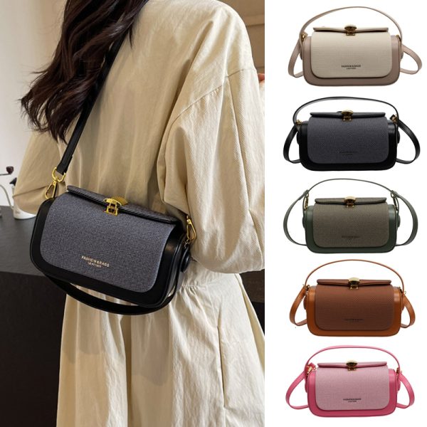 Women's Y2k Designer Small Leather Purse Trendy Crossbody Top Handle Fashion Retro Shoulder Satchel Party Evening Bag