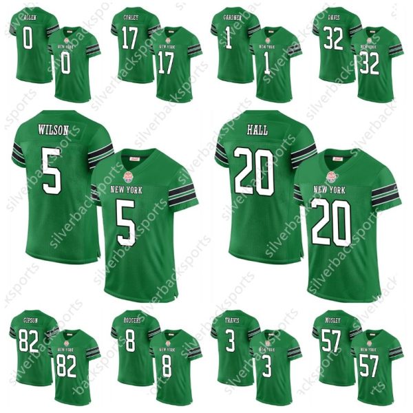 2024 Shxinet Aaron 8 Rodgers Football Jersey Jermaine 11 Johnson II 0 Braelon Allen Breece 20 Hall Football Jerseys Men/Youth/Women Custom Stitched Any Name Number