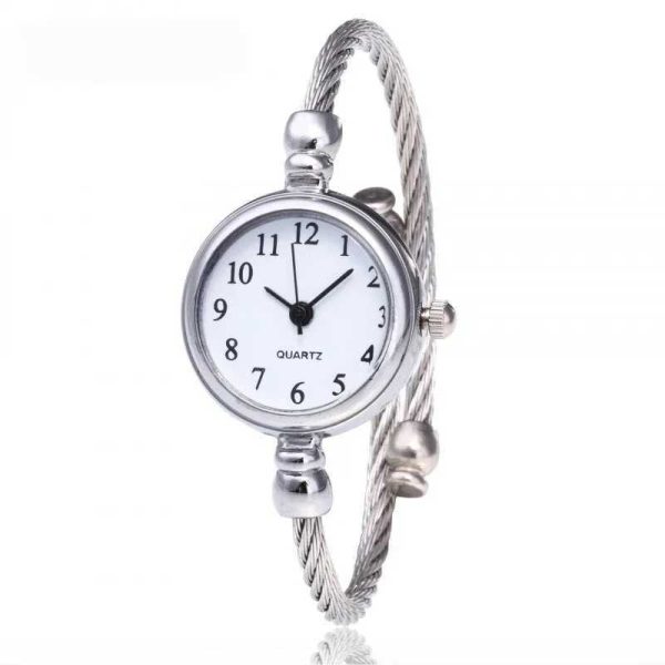 Women Watches Small Gold Bangle Bracelet Watch Stainless Steel Retro Ladies Quartz Wristwatch Fashion Casual Thin Chain WatchesX240923