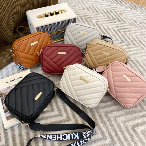 Bag Women's Bag 2024 New Small Square Bag Women's Shoulder Bag Fashion Diagonal Cross Bag Small Bag Wallet