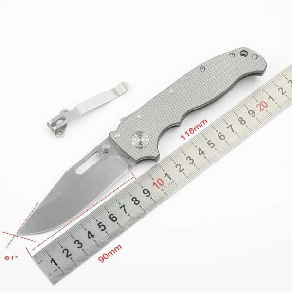 Trskt AD20.5 folding knife S35vn Demko knife camping knife rescue survival knife EDC tool Tc4 handle 61Hrc direct transport CL240925