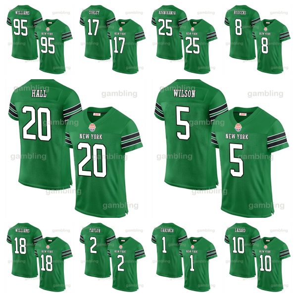 2024 N Football Jersey Y 0 Braelon Allen 20 Hall 8Rodgers Football Jerseys Men/Women/Youth Custom Stitched Any Name Number