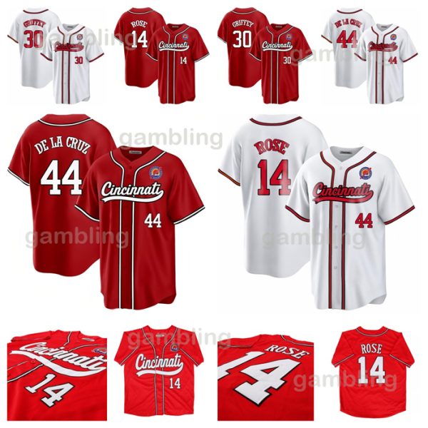 2024 Custom 44 Elly De La Cruz Joey Votto Baseball Jersey Ken Griffey Jonathan India Hunter Greene Custom Men Women Youth Wear