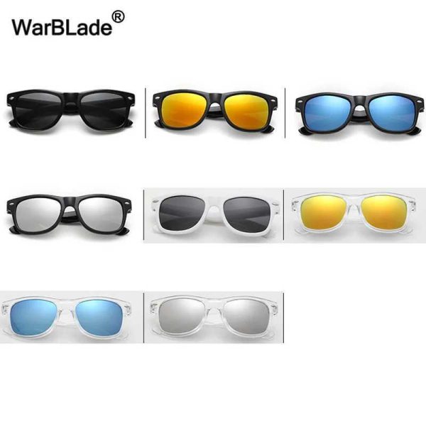 WarBLADE Fashion Childrens Sunglasses Childrens Boys and Girls Sunglasses UV 400 Protective Rivet Gafas UV Resistant Baby Sunglasses CL241004