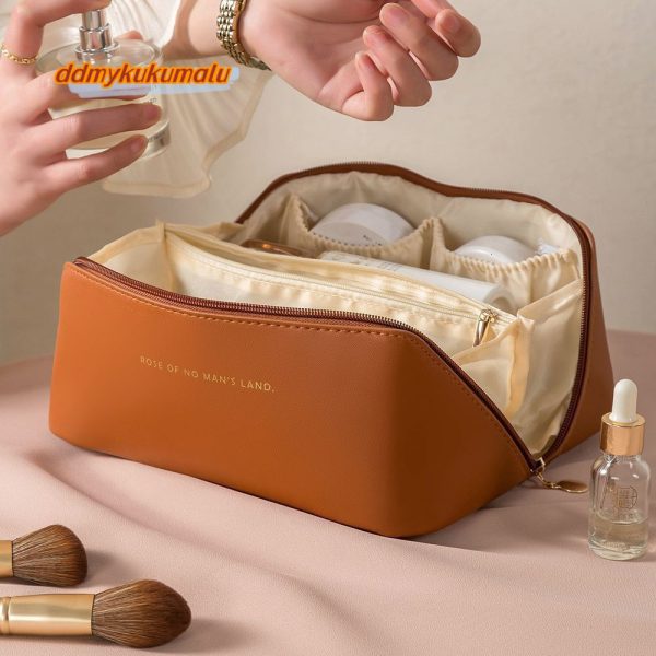 2024 New Women's Large Capacity Portable Makeup Case Travel Wash Cosmetic Storage Bag #7 ddmykukumalu