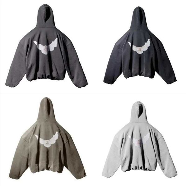 Women's Hoodies Sweatshirts Hoodie Men Women 1 1 High Quality Dove Print Season 6 Oversized Hooded Y241007713H