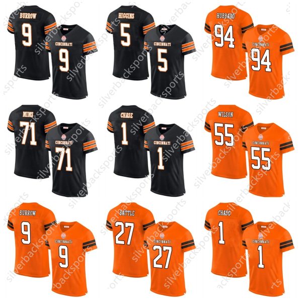 9 Joe Burrow 1 Ja'Marr Chase Football Jersey Sam Hubbard Tee Higgins Brown Jermaine Burton Amarius Mims Zack Moss Myles Murphy Evan McPherson Iosivas Cam Taylor-Britt