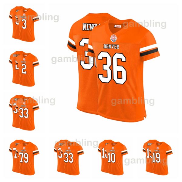 2 Patrick Surtain II 7 Elway Football Jersey 10 Bo Nix 18 Peyton Manning Javonte Williams Marvin Mims Jr Mens Women Youth Custom Any Name Number