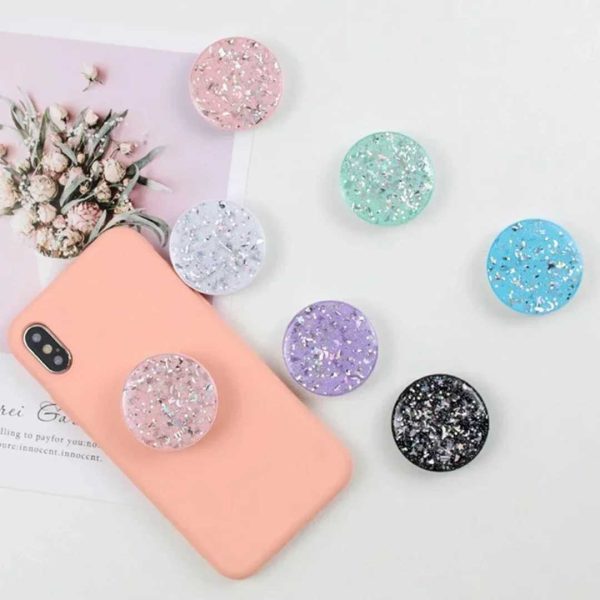 Cell Mounts Holders Round Glitter Ring Universal Mobile Phone Finger Grip Holder is suitable for all mobile phone holders S246062