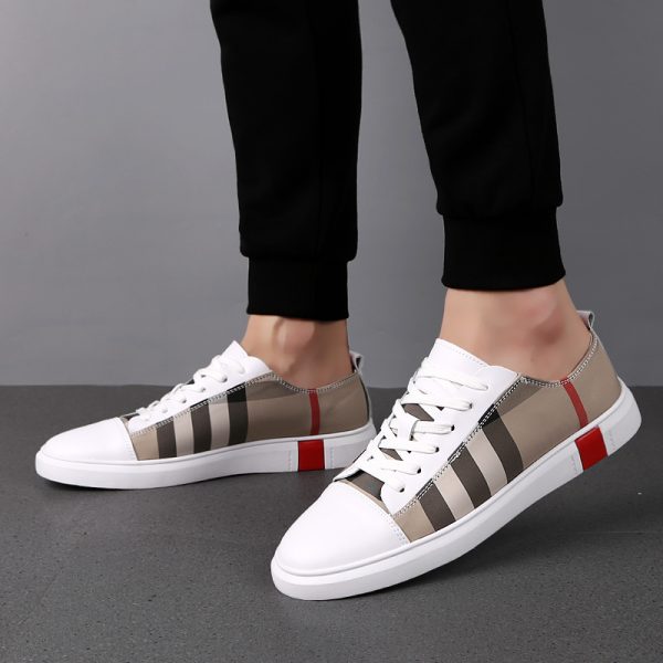 2022 New Mens Breathable Skateboard Men Fashion Sneakers High Quality Trainers Casual Genuine Leather Shoes